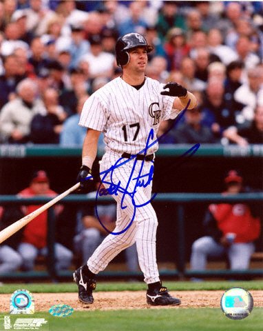 Buy Todd Helton Colorado Rockies 8x10 Autographed Photograph by Mounted Memories