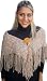 Handmade Alpaca Shawl - Brown Confetti (Small Size) [Apparel]