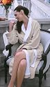 Luxury Spa Robe - Microfiber with Cotton Terry Lining