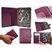 New Kindle Purple SD Folio Case Cover Pouch with FREE Clip-On LED Reading Lamp for New Amazon Kindle 4, All - New Latest Generation 2011 Release Amazon Kindle 6" inch Wi-Fi, from G-HUB