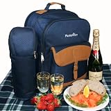 from Picnics4fun Picnic Backpack Set For 4 with Rug Buchanan Deluxe Model Ca2011