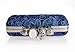 Tom Clovers Summer New Women's Punk Design Handle Skull Ring Lace Crochet Cocktail Party Clutch Hard Case Evening Wedding Party Clutch Purse Wallet
