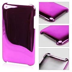 [全7色] iPod Touch 3rd/2nd プラスチックケース　パープル Plastic Case For iPod Touch 3rd/2nd (Purple) 保護液晶フィルム　USB充電ケーブル付 (297-7)