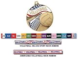 Americana Volleyball Medal Trophys Trophies M-750 LT. BLUE RIBBON BRONZE