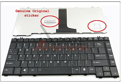 Genuine New US Laptop Keyboard For Toshiba Satellite A200 A205 A210 A215 A300 A305 A305D A350 A350D A355 M300 M200 M305 Black || NSK-TA001 MP-06863US-920 9J.N9082.001 NSK-TAE01 PK130190300