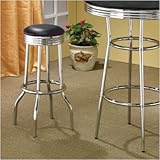 Ridgeway 29" Soda Fountain Bar Stool in Chrome [Set of 2]