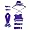 I-Dog Chill Purple Set