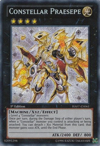 Yu-Gi-Oh! - Constellar Praesepe (HA07-EN061) - Hidden Arsenal 7: Knight of Stars - 1st Edition - Secret Rare On Sale