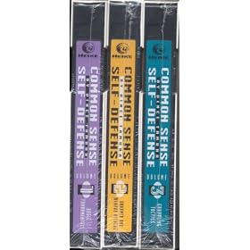 Jiu Jitsu - Common Sense Self-Defense by Vince Tamura (3 Vol. VHS Tapes)