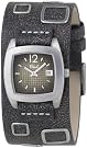 WOMENS FOSSIL LEATHER DATE WATCH