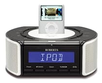 Roberts Idream CRD42 DAB/FM Stereo Clock Radio with Dock for iPod