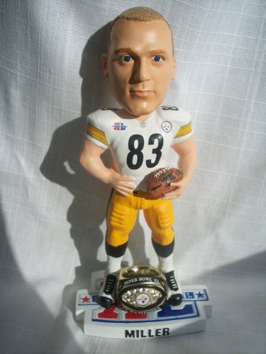 RARE SUPER BOWL XL CHAMP PITTSBURGH STEELERS HEATH MILLER #83 8