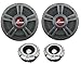 Lanzar OPTI8MI 8-Inch 800W MidBass Mid Speakers with 2) OPTIBT44 Super Tweeters (Pair)