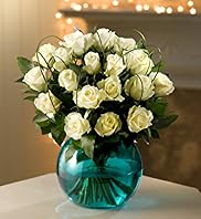 Christmas Rose Globe Vase