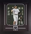 Derek Jeter New York Yankees MLB Framed Photograph Fist Pump in Boston with Team Medallion