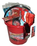 Disney Pixar Cars Summer Fun Swim Toys Gift Basket - Includes Sand Bucket, Beach Towel, Inflatable Swim Toys, Sunglasses & More