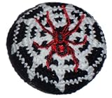 Black Widow Hacky Sack / Footbag - Embroidered - Made in Guatemala - Comes with Tips & Game Instructions - MB83