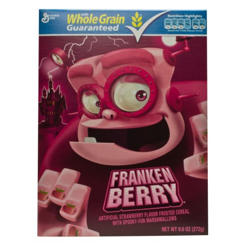 Monster Cereal, Frankenberry, 9.6-Ounce Boxes (Pack of 4)