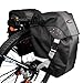 Ibera Bicycle PakRak Clip-On Quick-Release All Weather Panniers (Pair), Includes Rain Cover