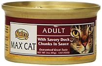 NUTRO MAX CAT Adult With Savory Duck Chunks in Sauce Canned Cat Food
