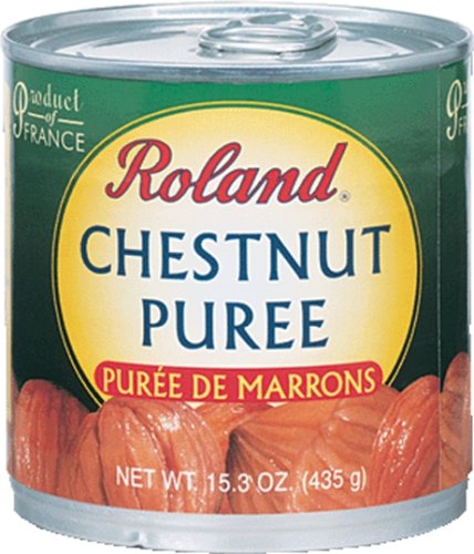Roland Chestnut Puree Unsweetened, 15.3-Ounce Can (Pack of 3) by Roland