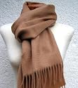 Original Passigatti - 100 % reiner Cashmere-Schal - Farbe: braun
