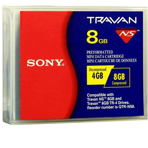 Sony QTRNS8//A4 Travan TR-4 8GB Memory Tape Cartridge