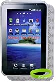 CrazyOnDigital New Clear TPU Skin Case for Samsung Galaxy Tab P1000. Bonus Wristband Included