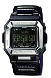Casio G Shock - G-7800L-1ER - Montre Femme - Quartz Digital - Multifonctions - Bracelet Tissu Noir et int&eacute;rieur Mauve