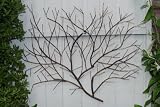 Contemporary Metal Wall Art Winter Tree Branch