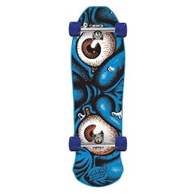 Santa Cruz Monster Rob - Skateboard - Bleu - 27 x 92 cm