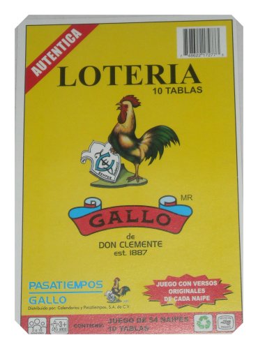 51AliW%2BDCjL Autentica LOTERIA Mexican Bingo Set 10 Tablets Colorful and Educational!