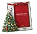Spode Christmas Tree Figural Picture Frame 8- 1/2 inch W x 7 inch H