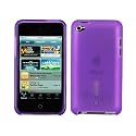 TeckNet iPod Touch 4G Silicone Case & Screen Protector for for New Apple iPod Touch 4 4th Generation - 8GB 32GB 64GB - Purple
