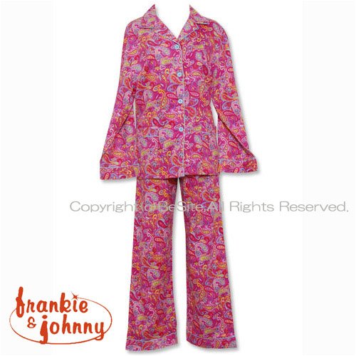 （フランキー＆ジョニー）Frankie&Johnny　バンブー フランネル パジャマ Paisley