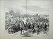 1877 Reserves Advancing Plevna War Army Soldiers Sketch