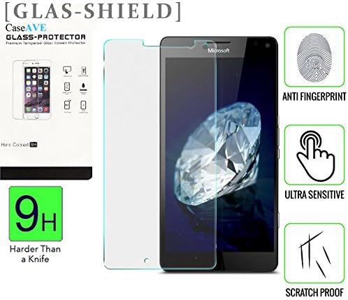 [Microsoft Lumia 950 XL] Temper Glass [9H] HD Clear Clarity and Touchscreen .03mm Tempered Glass Protector [GLAS SHIELD] [LIFETIME WARRANTY]