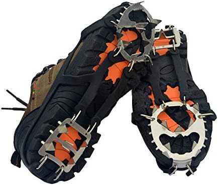 I-sport Ice Grips Gear Easy Slip on Snow & Ice Shoe/boot Traction Cleats Prevent Slipping 1 Pair Large