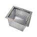 Excellante Commercial Floor Drain Strainer, 304 Stainless Steel, 0.8Mm, 10-Inch by 10-Inch by 5-Inch