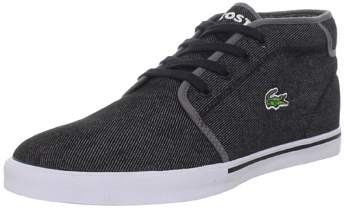 LACOSTE Ampthill Men's Casual Shoes, Black/White