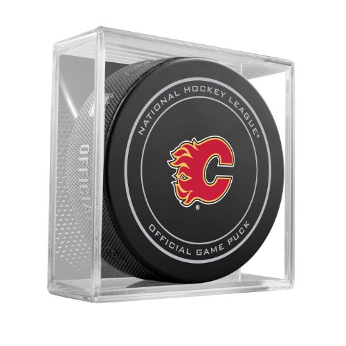 NHL Calgary Flames Official Game Puck