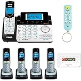 VTech DS6151 2-Line Expandable Cordless Phone with Digital Answering System and Caller ID with Extra Handset Bundle and $10 Focus Gift Card