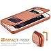 iPhone 6 plus flip case,iPhone 6 plus leather cover,ZVE® Iphone 6 Plus Slim Stand w Window Open Protective Case Cover for Apple iPhone 6/6s plus 5.5 brown