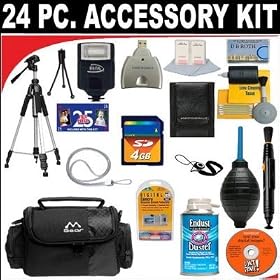 24 PC ULTIMATE SUPER SAVINGS DELUXE DB ROTH ACCESSORY KIT For The Panasonic DMC-GH1 Digital... by Digital Concepts