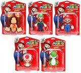 51Alz9RaFVL. SL160  Action Figure   Nintendo   Classic Mario 5 Action Figures Set