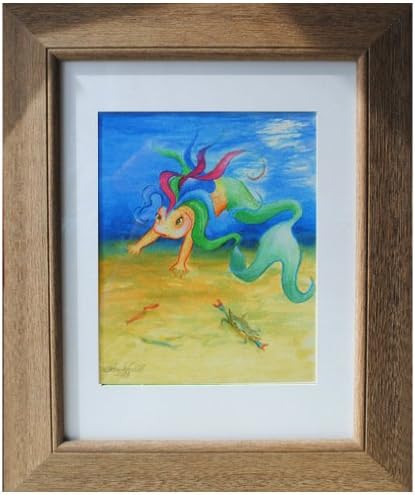 Loralin Design Imagination Series Artwork, Mermaid, 10" x 14"