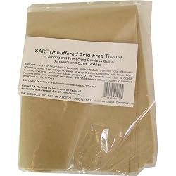 3 Pack Unbuffered Acid-Free Paper For Storing and Preserving Precious Quilts, Textiles, Linens. 24 sheets, 20 by 30 inches 72 sheets total