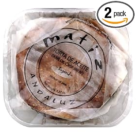 Matiz Andaluz Torta de Aceite, Sugared, 6-Count (Pack of 2)