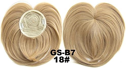 Beauty Wig World Dark Blonde Front Fringe Clip in Hair Extensions One Piece Striaght Fringe Hairpiece Accessories