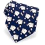 Men's Aces Dice and Chips Silk Tie by Tango - Max Raab in Navy Blue